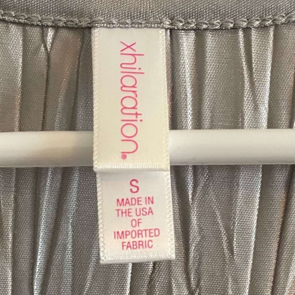 Xhilaration Shimmering Silver Dress - Picture 3 of 3